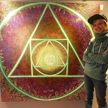 Load image into Gallery viewer, Large Original Oil Painting "As Above So Below"