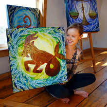 Load image into Gallery viewer, Zodiac Series Original Oil Painting &quot;Capricorn&quot;
