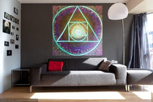 Load image into Gallery viewer, Large Original Oil Painting "As Above So Below"
