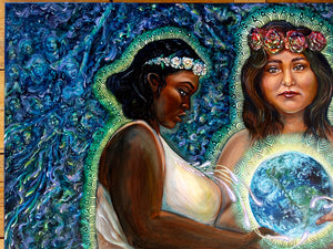 "Mother's Touch" Original Oil Painting